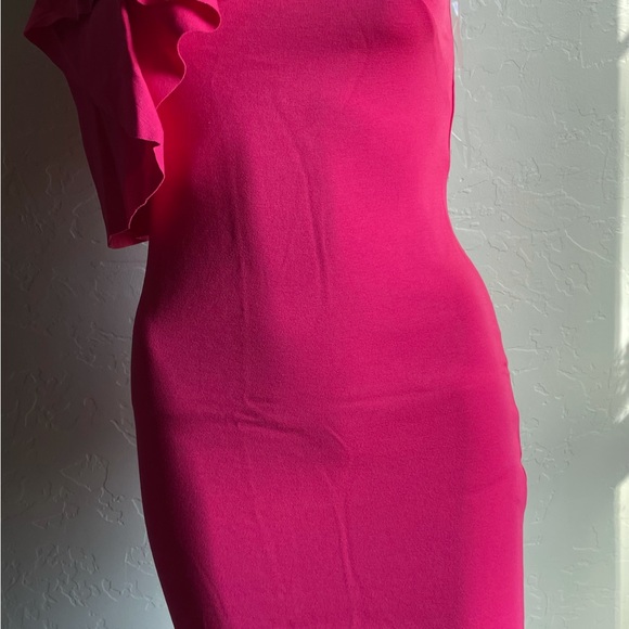 New Beautiful fushia dress size S stretch - Picture 1 of 8